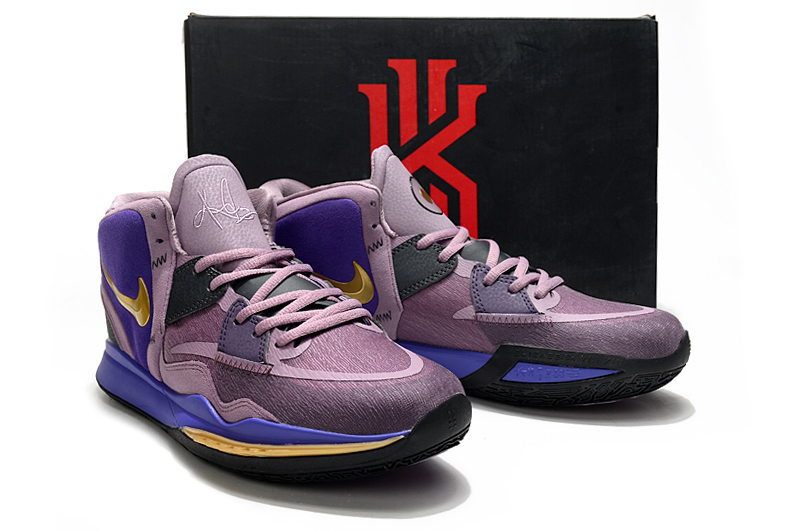 Nike Kyrie 8 Purple Blue Gold Shoes